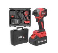 Batteria Avvitatore 18V 230Nm Brushless 1/4 Hex Compatto LED 4Ah Set con