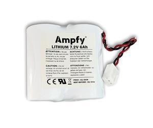 Batteria BAT06 7,2 V 6 Ah 6000 mAh | SIRENE Allarme Ricambio Compatibile con DAITEM BATLi06 / D8905 / MGL956428 / 2ER26500M / Li06 / LOGISTY / DP8415X / DP8650F 4650F DP8515X ETC..