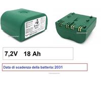 Batteria BAT23 7,2V BATSECUR compatibile con BATLi23 DIAGRAL ATRAL HAGER