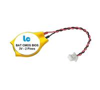 Batteria Batteria Alimentazione CMOS BIOS - 3V - 230mAh - 2 Pin - Tipo CR2032