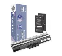 Batteria - Batteria compatibile da 11,1 V e 4400 mAh per laptop, ad alta durata e prestazioni, progettata per Sony VGP-BPS13 e BPS21.