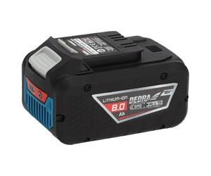 Batteria, batteria DEDRA SAS+All DED6937 8.0Ah LI-ion compatibile con DED7038, DED7038V, DED7039, DED7039V, DED6939, lunga durata e alte prestazioni