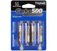 batteria BATTERIE RICARICABILI STILO AA- 1,2 VOLT- BEGHELLI "CARICA 500"
