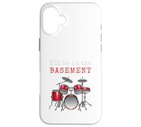 Batteria batterista Sarò Nel Seminterrato Pratica Musicale Custodia per iPhone 16 Plus