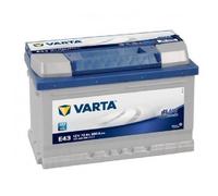 BATTERIA AUTO 72AH E43 VARTA BLUE DYNAMIC 680A di spunto 74AH RIBASSATA