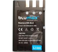 Batteria BLUMAX Ricambio pe Nikon EN-EL9 EN-EL9A EN-EL9E DSLR-D40 DSLR-D60 D5000