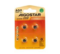 Batteria bottone Aigostar 1,5V LR936 Zinco manganese confezione da 4 pile