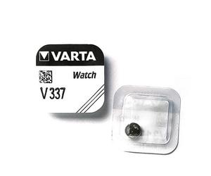 Batteria bottone Varta 1,55V V337 Ossido d’Argento confezione da 1 pila