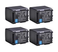 Batteria BP-820 BP820 + Caricabatterie USB LED, Compatibile Con Canon, For VIXIA HF G30 G40 XA10 XA20 XA25 XA30 XA35 XA40 XA45 XA50 GX10 HFG21 HFG40 HFM300(4xBattery)