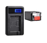 Batteria BP-828 BP828 Da 2800 MAh + Caricatore USB, Compatibile Con Canon VIXIA HF G50 HF G60 XA40 XA45 GX10 HF G20 HF G21 HFG40 XA10 XA11(1 battery set)