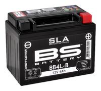 BATTERIA BS BATTERY SLA BB4L-B PEUGEOT SPEEDFIGHT 4 PURE 2T 50 50 2015-2018