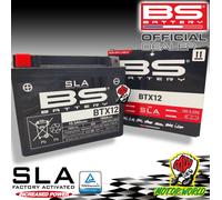 BATTERIA BS BATTERY SLA BTX12 GIA ATTIVATA GILERA NEXUS 300 2009 2010 2011