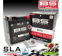 BATTERIA BS BATTERY SLA BTX7L GIA ATTIVATA SUZUKI DR 200 SE dal 1996 in poi