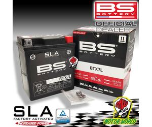 BATTERIA BS BATTERY SLA BTX7L GIA ATTIVATA SUZUKI DR 200 SE dal 1996 in poi
