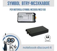 Batteria BTRY-MC3XKAB0E Battery 2740 mAh per Motorola Symbol MC3000/MC3100