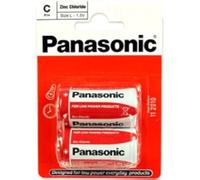 Batteria C Panasonic R14RZ-2BP in cloruro di zinco, 2 confezioni