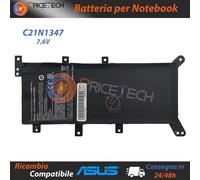 Batteria C21N1347 per Asus A555, A555D, A555L, A555U, A556U - 4000mAh 7,6V