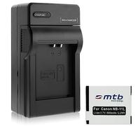 Batteria + Caricabatteria (Auto/Corrente) per Canon NB-11L / Ixus 125 HS, 265 HS, Powershot A2500... vedi lista!