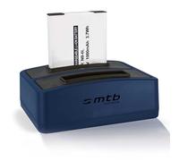 Batteria + Caricabatteria doppio (USB) NB-6L per Canon IXUS 85 IS, 95 IS ... / Powershot D10, D20, D30, SX260 HS, SX540 HS ... - v. lista!