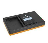 Batteria + Caricabatteria doppio (USB) per Nikon EN-EL14(A) / Coolpix P7000, P7100, P7700, P7800 / Nikon D3100, D3200, D3300, D5100, D5200, D5300, D5500 (Cavo USB micro incluso)