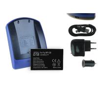 Batteria + Caricabatteria (rete+auto+USB) NP-120 Compatibile con Fuji F10, F11, M603 / Compatibile con Aiptek/Compatibile con Pentax... vedi descrizione!