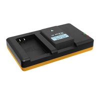 Batteria + Caricabatterie doppio (USB) tipo EN-EL20(A) / Compatibile con Nikon 1 AW1, 1 J1, 1 J2, 1 J3, 1 S1, 1 V3 / Compatibile con Coolpix A, DL24-500 - incluso cavo micro USB