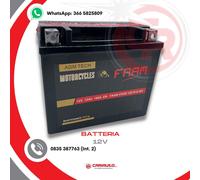 Batteria CBTX12-BS YTX12-BS 12V Moto Scooter AGM Sigillata PIAGGIO BEVERLY