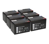 Batteria Compatibile 72V 15Ah (6x12V 15Ah) E-Scooter E-Roller