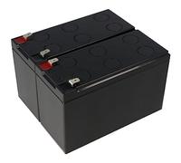 Batteria compatibile con APC APC-RBC22 da montare autonomamente, 2 batterie CSB-GP1272F2 12 Volt AGM al piombo 7,2 Ah, 151 x 65 x 100 mm, 6,3 mm