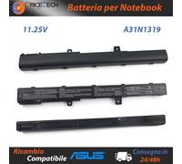 CoreParts Laptop Battery for ASUS 25WH 3Cell Li-Ion 11.25V, A31N1319, A31LJ21, A31LO4G, 0B110-0 (25WH 3Cell Li-Ion 11.25V 2.2Ah Black, ASUS X451MAX551MAF551MAF200MAD550M, D550MA)