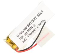 Batteria compatibile con Garmin Forerunner 45, polimeri di litio, 3,8 V, 100 mAh, 0,38 Wh