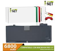 Batteria compatibile con Mac Book Pro 13 A1278 2009 2010 2011 2012 10,95 V