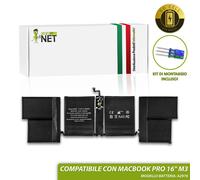 Batteria compatibile con Mac Book Pro 16 2023 MRW63LL/A 8607mAh 11.57V