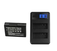 Batteria compatibile con Nikon EN-EL14 for D3100 D3200 D3300 D3400 D3500 D5600 D5100 D5200 P7000 P7800 1650mAh(3PCS WITH CHARGER)