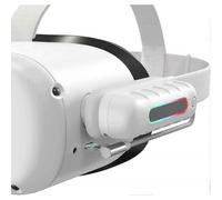 Batteria compatibile con Oculus Quest da 2.500 mAh, leggera, portatile, per realtà virtuale, con autonomia estesa fino a 2,5 ore.