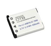 Batteria compatibile con Olympus mju 750, 650mAh, 3.7V, sostituito: LI-40B, LI-42B