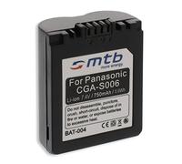 Batteria Compatibile con Panasonic CGA/CGR-S006, DMW-BMA7, Compatibile con Lumix DMC-FZ7, FZ8, FZ18, FZ28…