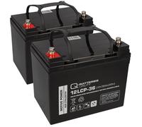 Batteria Compatibile E-Mobil Cascare 2X 12V 36Ah