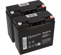 Batteria Compatibile E-Mobile E-Scooter Mobilis 2x 12V 23Ah