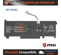 Batteria Compatibile MSI CreatorPro M16 B13VK B13VJ B13V(MS-1585) 11,4V 4562mAh
