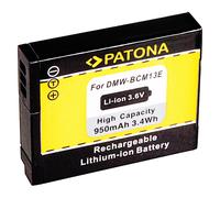 Batteria compatibile Patona 3,6V 950mAh per Panasonic Lumix DMC-ZS100K,DMC-ZS30