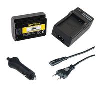 Batteria compatibile Patona + Caricabatteria casa/auto per Sony Alpha 7M3
