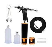 Batteria Compressore Trigger Aerografo Starter Set By No-Name SprayGunner TM-90D