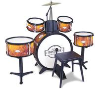 Bontempi | BeatMaster Pro: Batteria per Piccoli con Suoni Realistici e Tanto Divertimento, Arancione, 850x650x680 mm