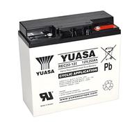 Batteria congiunturali YUASA REC22-12 12V 22Ah misure (mm). Lunghezza: 181 x Larghezza: 77 x Altezza: 167 (sostituisce il modello YPC22-12)