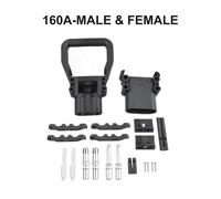 Batteria Connettore Carrello Elevatore 80A/160A IP23 Placcato Argento Rame