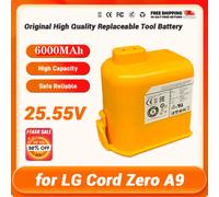 Batteria CordZero da 5000 mAh per aspirapolvere A9/P9/A9S, certificata KC, compatibile con la sostituzione della batteria LG CordZero A9 EAC63382201/04