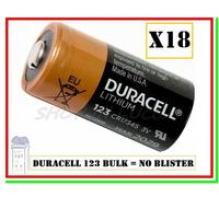 batteria cr123a 3v litio pila DURACELL 123 cr17345 bulk made in usa scade 2035