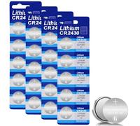 Batteria CR2430, 20 Pezzi Pile a Bottone CR2430 3V Lithium Battery CR 2430 Batteria 3V Batterie Bottone Per Chiavi Auto, Telecomandi, Orologi Fitness, Calcolatrici e Dispositivi Elettronici