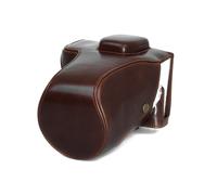 Batteria Custodia Per Fujifilm X-T2 Lunga Borsa Coffee CC1717C